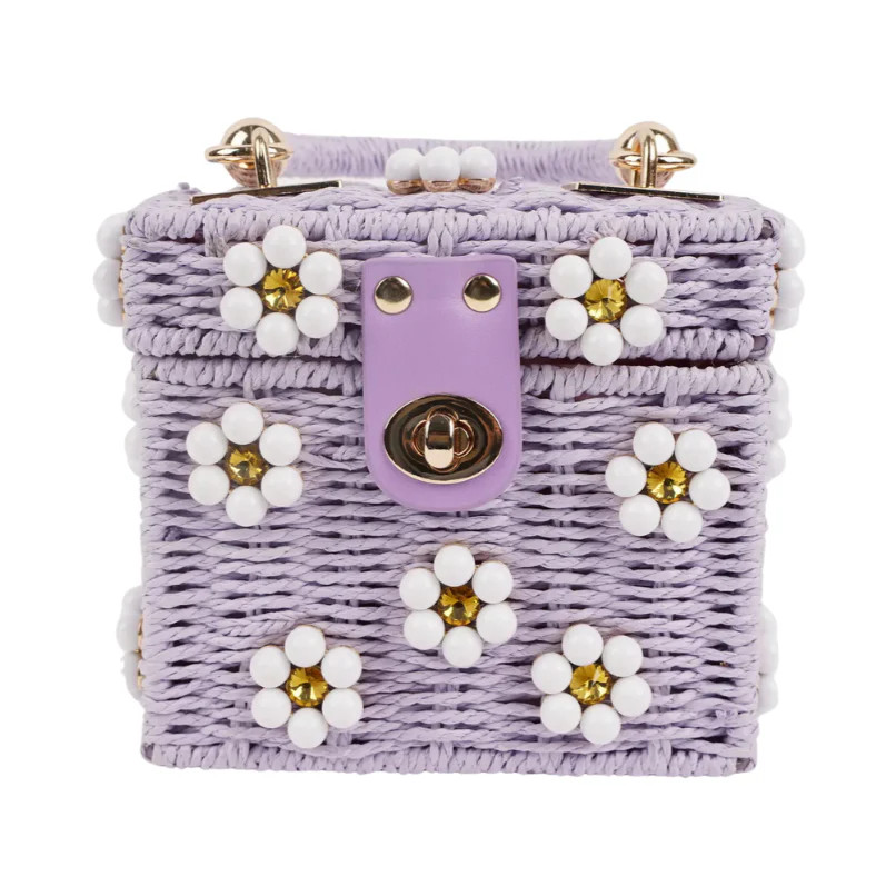Jenna Lee Mini Daisy Bag- Hazy Lavender | JoJo Mommy