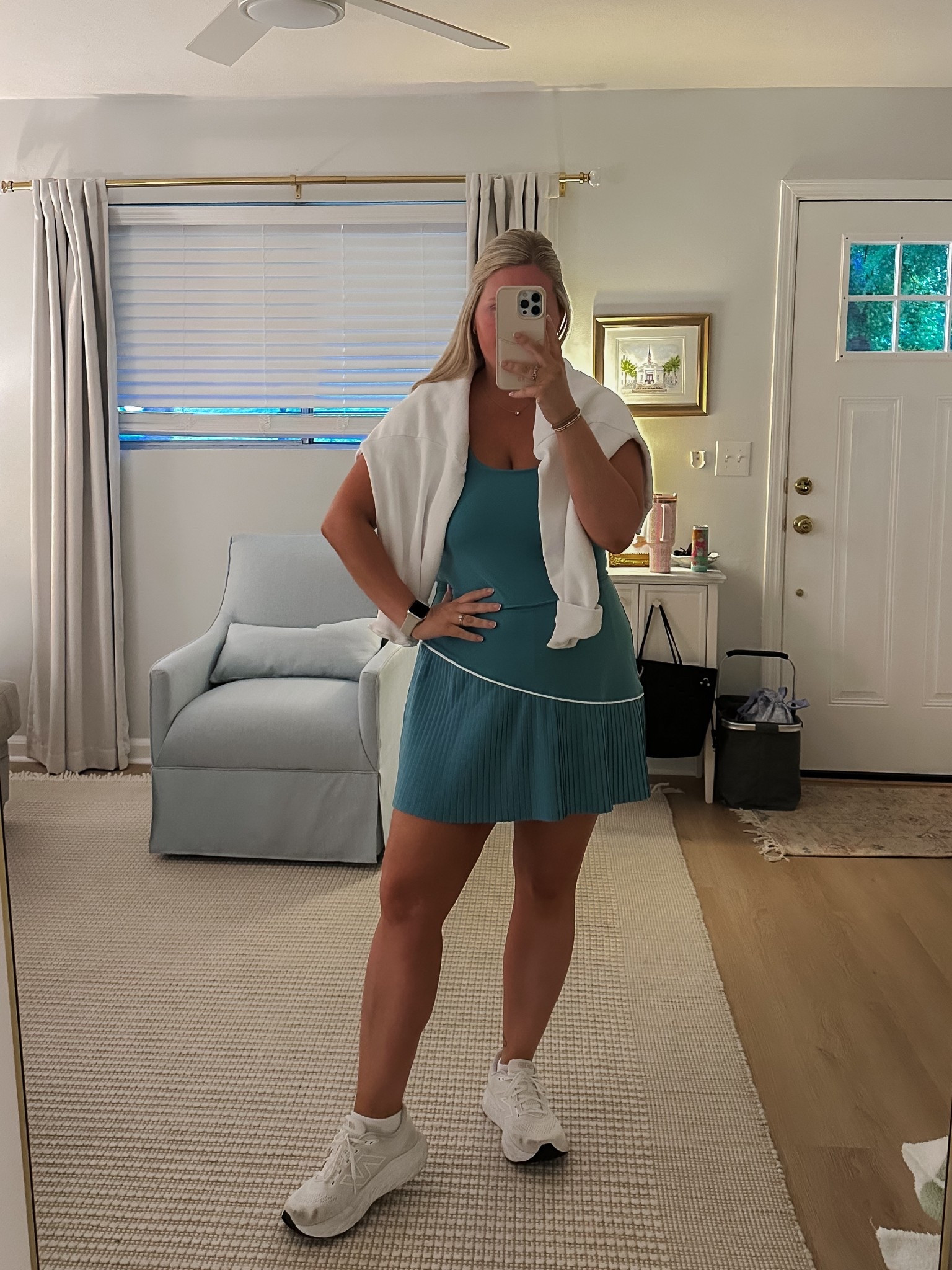 This teal tennis dress from Target is so flattering and comfy! It has built-in shorts, great stretch, and doesn’t ride up—plus it’s under $30. I’m wearing a size XL. Perfect for errands, pickleball, or just a casual cute look!”
#TennisDress #TargetStyle #TargetFinds #LTKspring #LTKfit #PickleballOutfit #ActivewearStyle #EverydayOutfit #SizeXLStyle #SpringFashion #CasualOOTD #TennisCore 

#LTKFindsUnder50 #LTKStyleTip #LTKMidsize