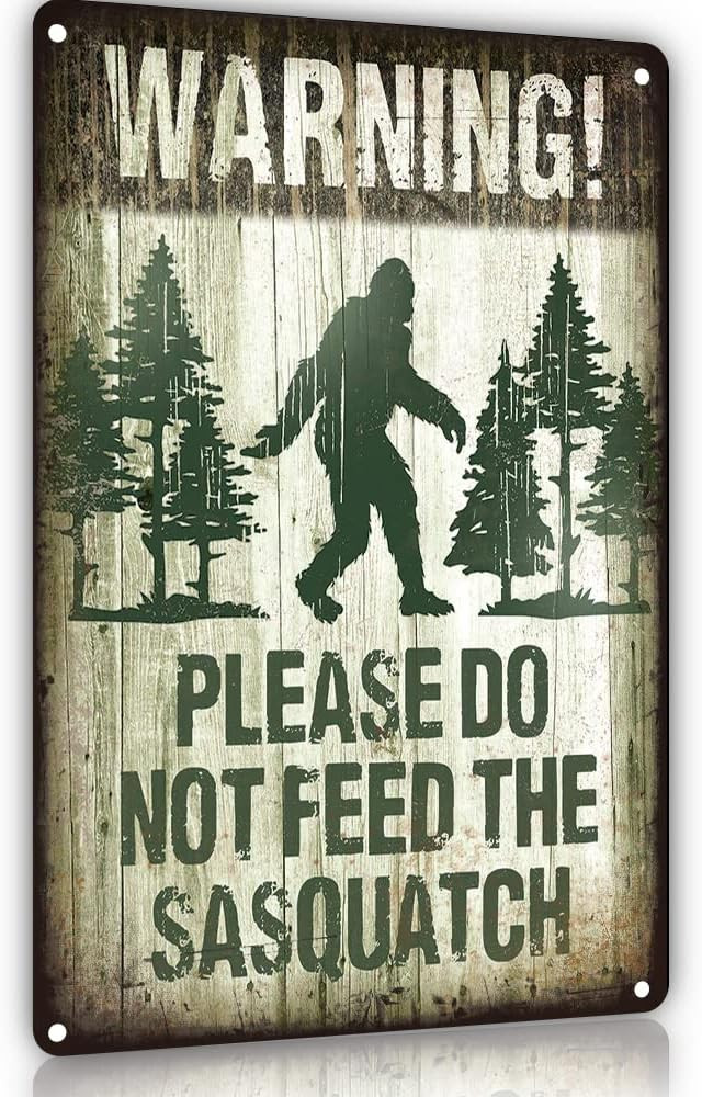 Warning Metal Tin Sign, Vintage Retro Funny Metal Sign for Indoor&Outdoor, Camper, Yard, Forest, ... | Amazon (US)