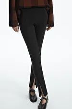 ZIP-HEM LEGGINGS - BLACK - COS | COS UK