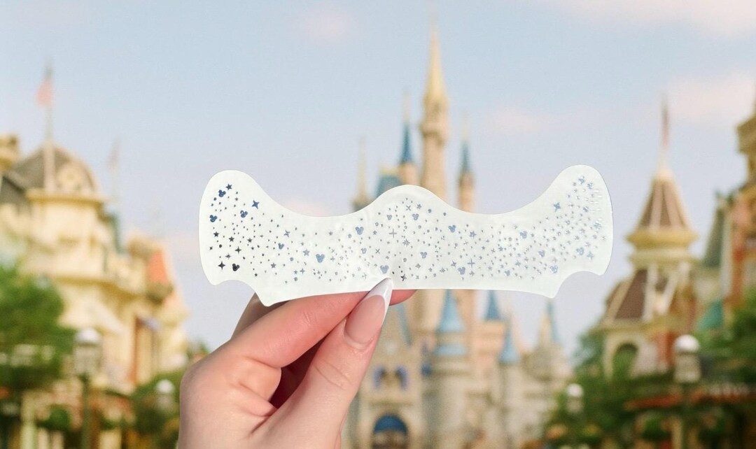 FACE SPARKLES Silver Mickey Mouse Small | Custom Mickey Mouse Face Freckles | Glitter Freckles | ... | Etsy (US)