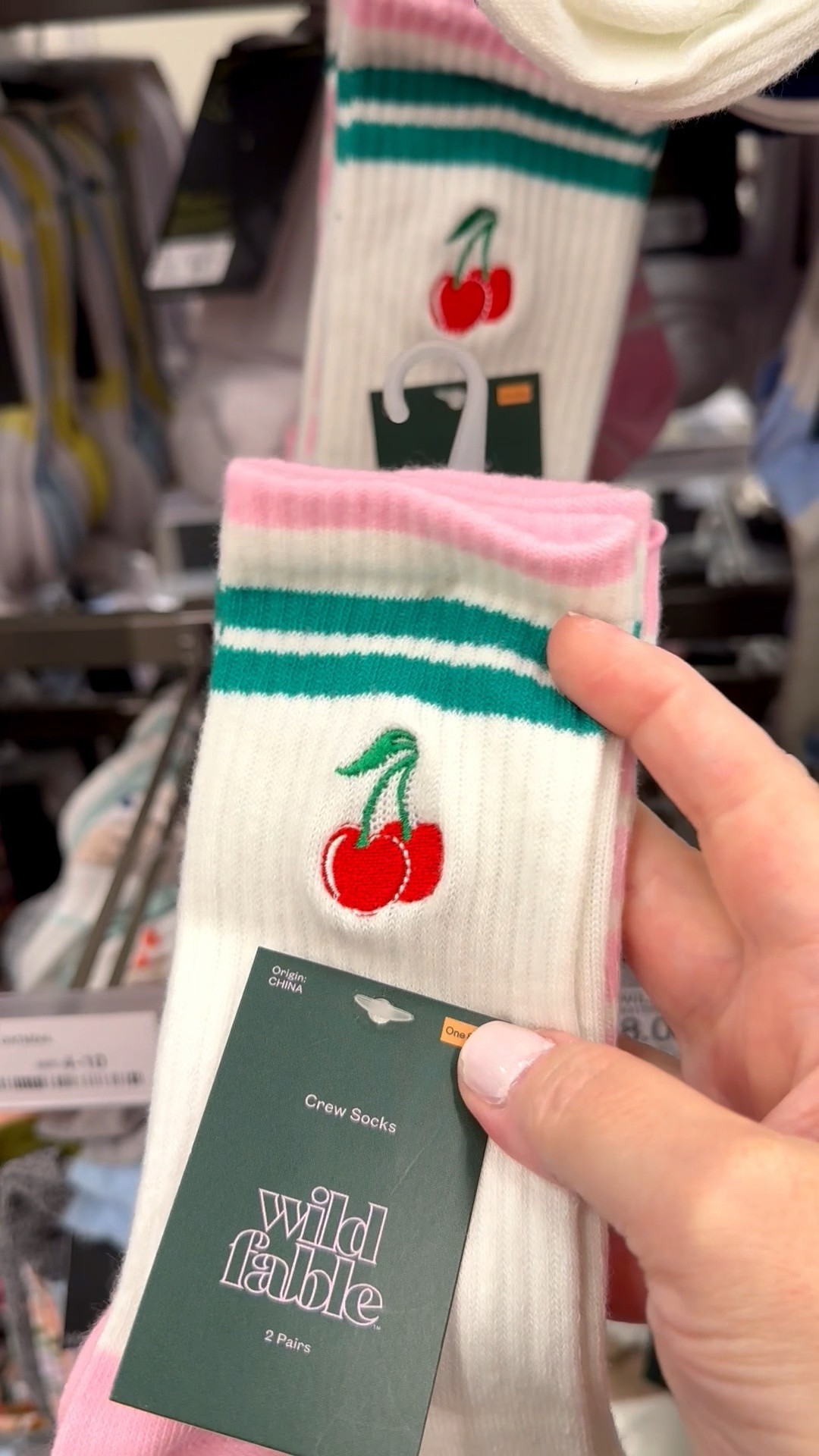 This 2-pack is the softest set of crew socks I’ve ever felt. And look how cute! 🍒

#crewsocks #cutecrewsocks #summeroutfit #womenscrewsocks #summervacationoutfit #target #cherriessocks

#LTKMidsize #LTKPetite #LTKPlusSize