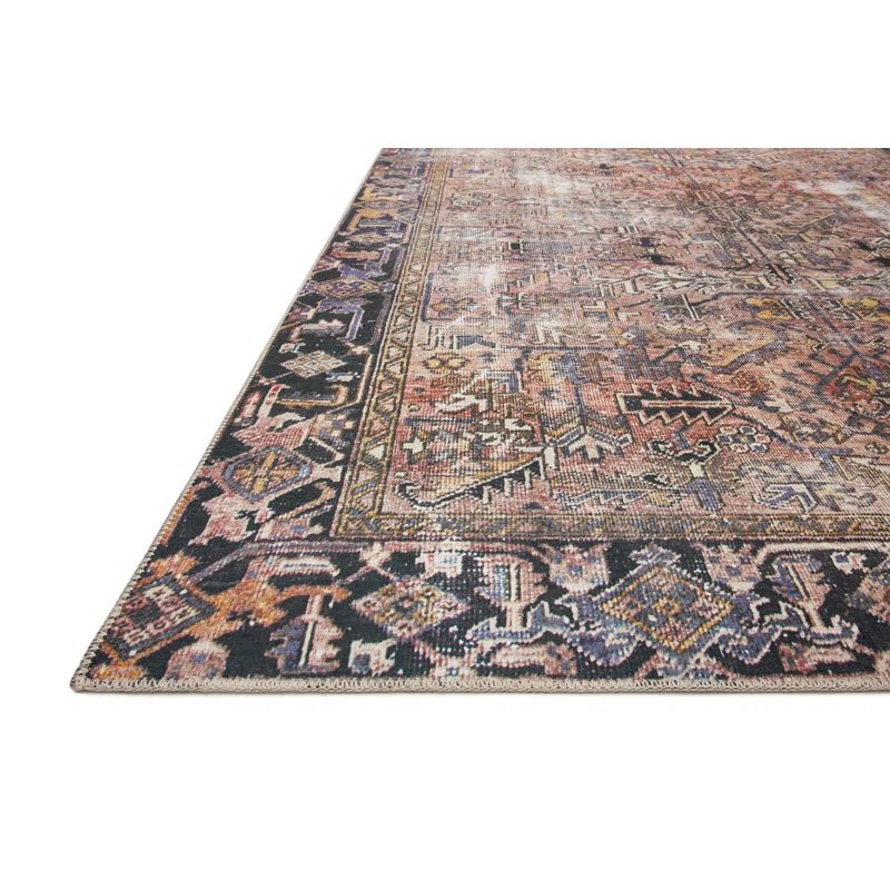 Jules Power Loom Performance Terracotta Rug | Wayfair North America