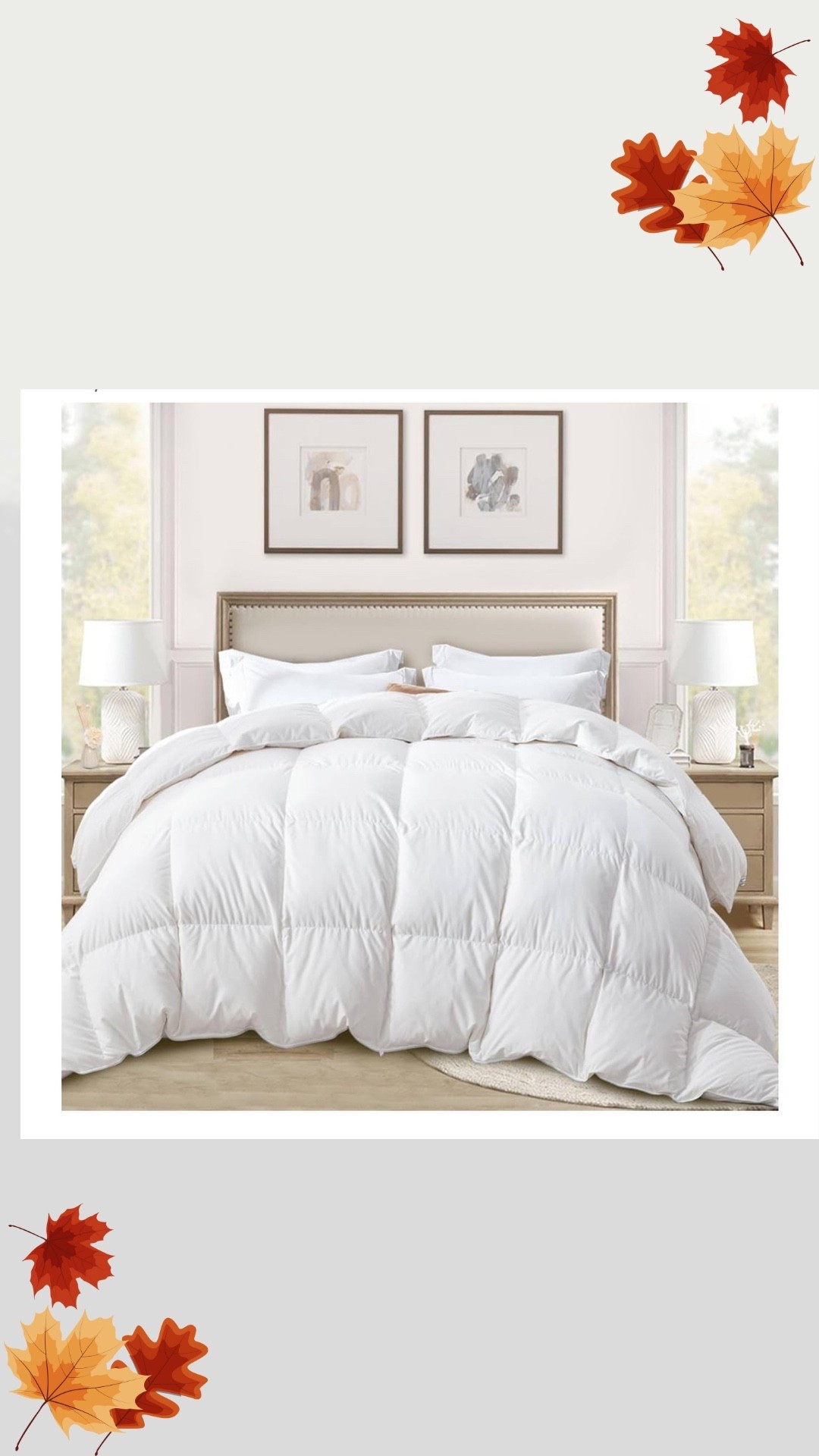 The absolute best down comforter at a great price  

#LTKHome