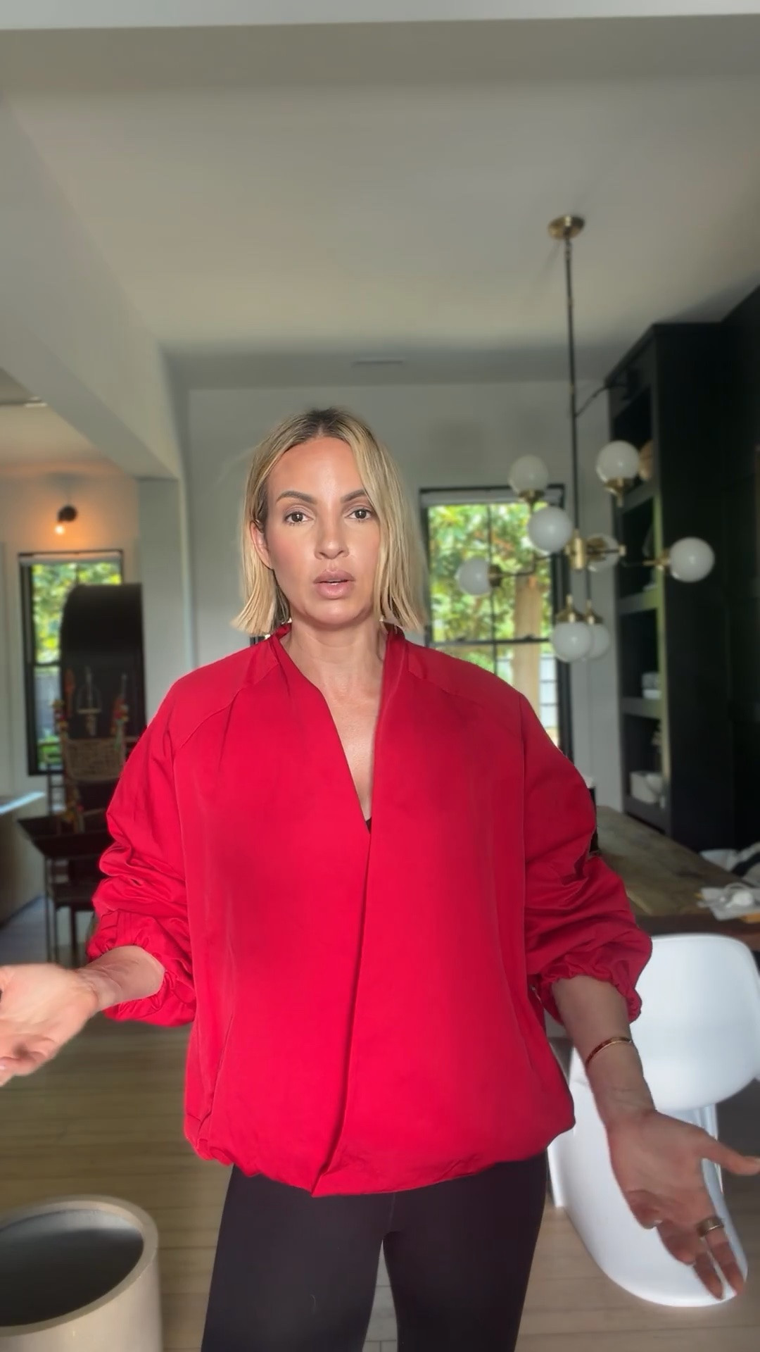 I’m wearing a medium, but it’s already very oversized. I’m tall so I can do a bigger top but just be aware it’s oversized. This keeps selling out over and over again because it looks designer, it looks like Jacquemus. Also comes in pink ￼￼

#LTKootd #LTKdayinmylife #LTKstorytime