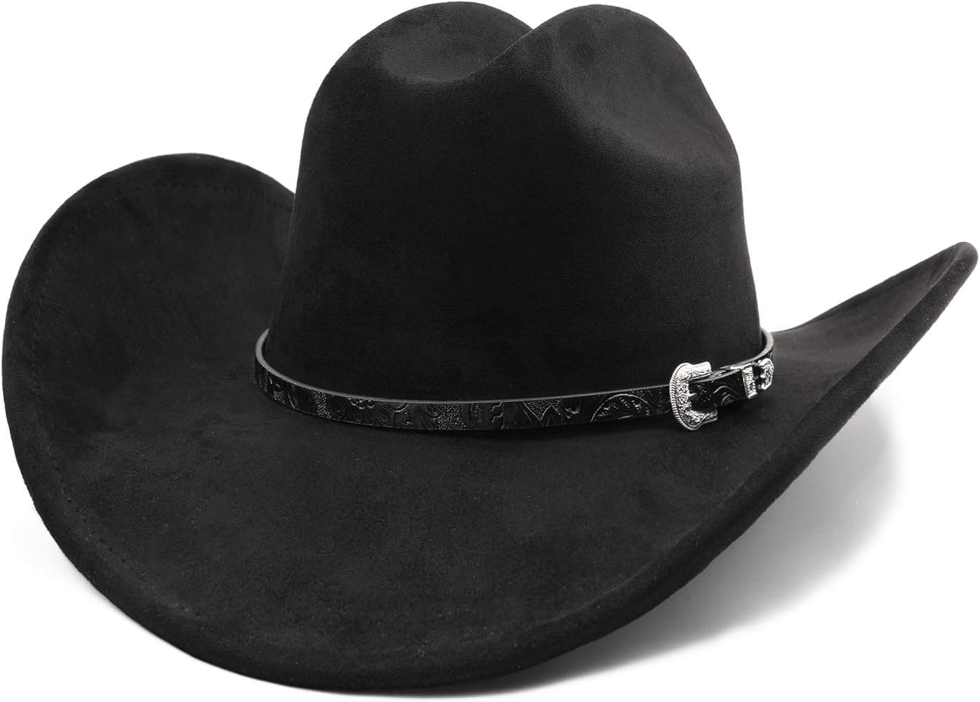 Big Cowboy Hat for Women Men Wide Brim Cowgirls Beach Cattleman Western Cowboys Hat | Amazon (US)