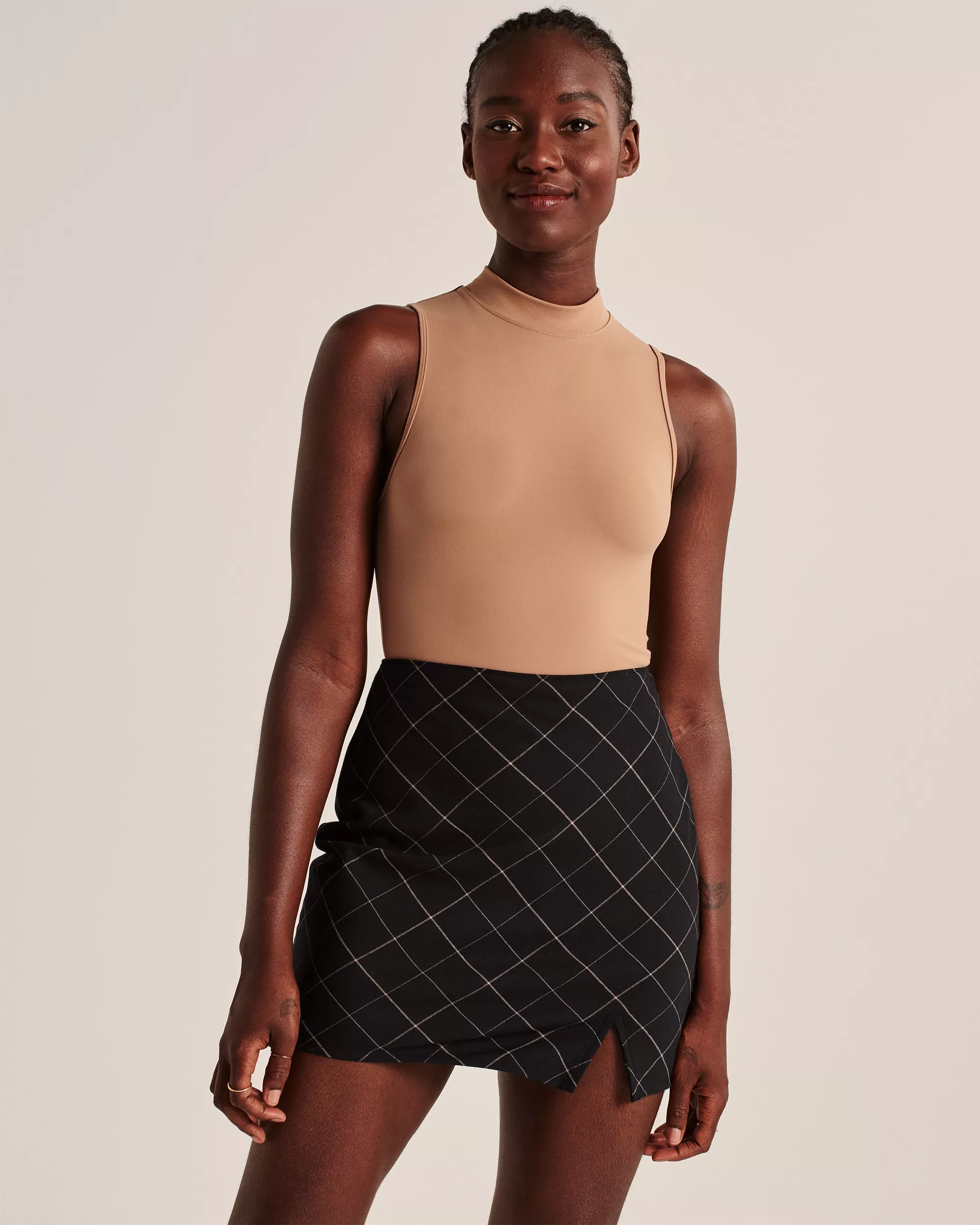 Plaid mini skirt clearance abercrombie