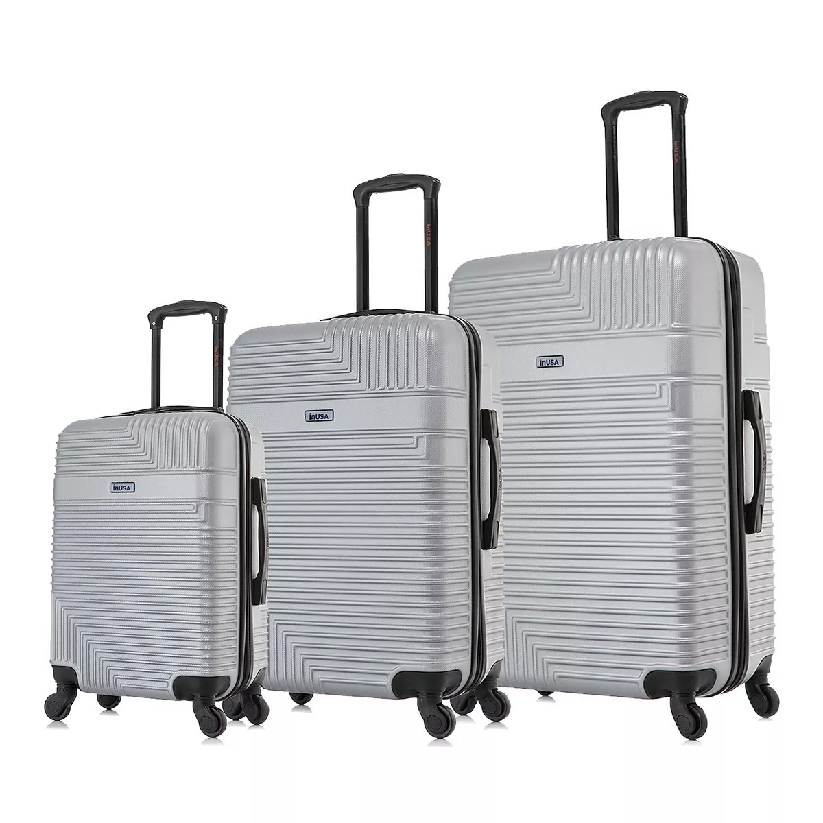 InUSA Resilience 3-Piece Hardside Spinner Luggage Set | Kohl's