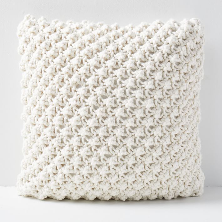 Bobble Knit Pillow Covers | West Elm (US)