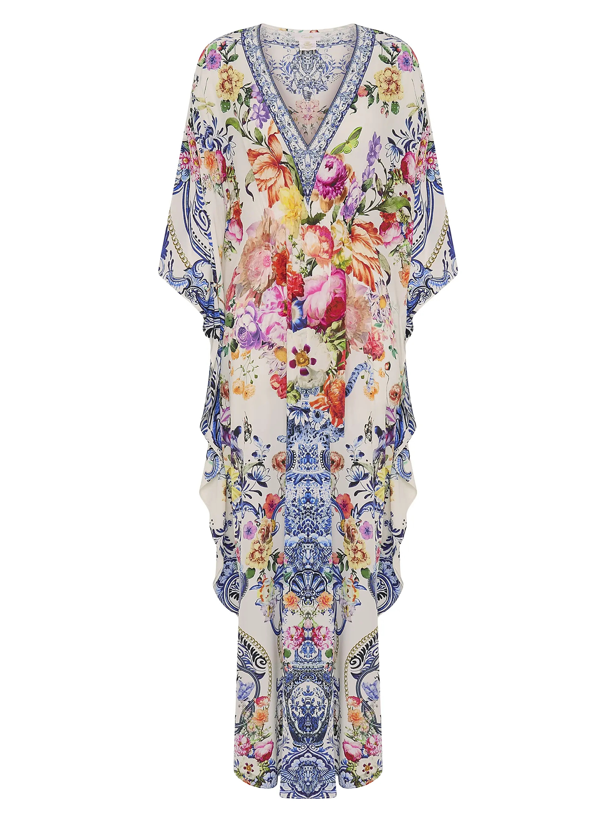 Floral Silk Cover-Up | Saks Fifth Avenue