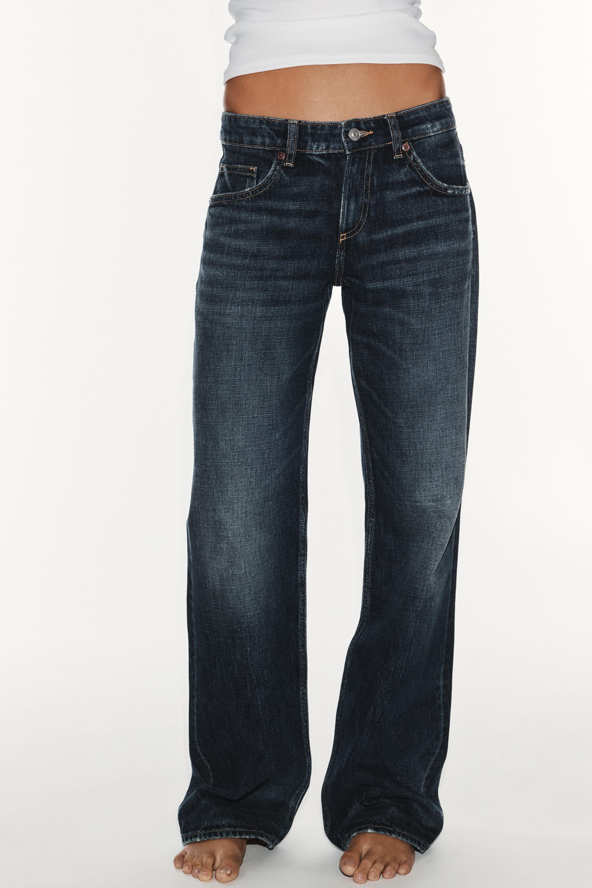 TRF LOW-RISE WIDE-LEG JEANS | Zara FR