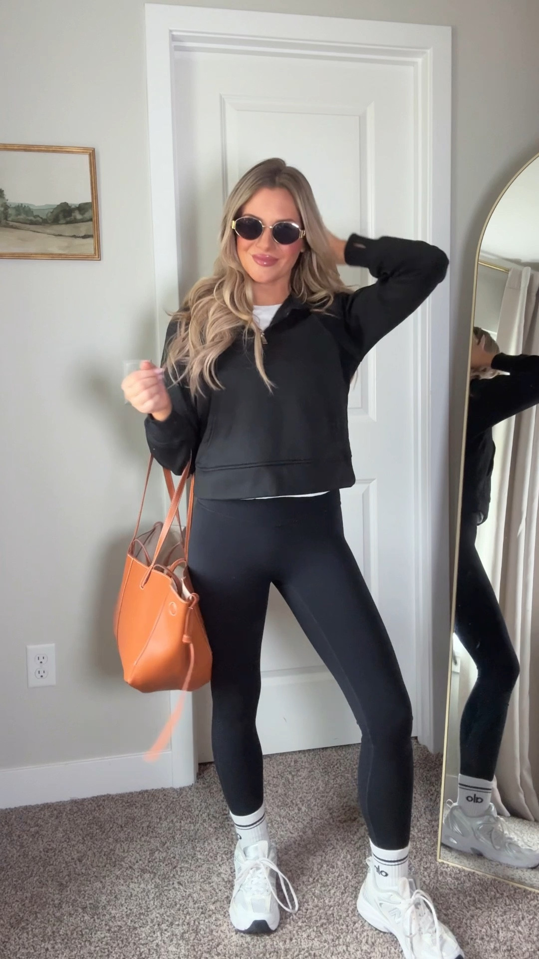 grwm—kids’ gymnastics, a few errands and my daily workout 🖤 Keeping it easy in a black set from Amazon, white tee from Z Supply, cozy layers, socks from Alo Yoga, trusty New Balance sneakers and my everyday tote from Polène. Also loving this buttery lip balm from Kopari Beauty ✨

#GRWM
#MomLifeStyle
#AthleisureStyle
#ErrandDay
#SportyChic

#LTKgrwm #LTKmomlife #LTKdayinmylife