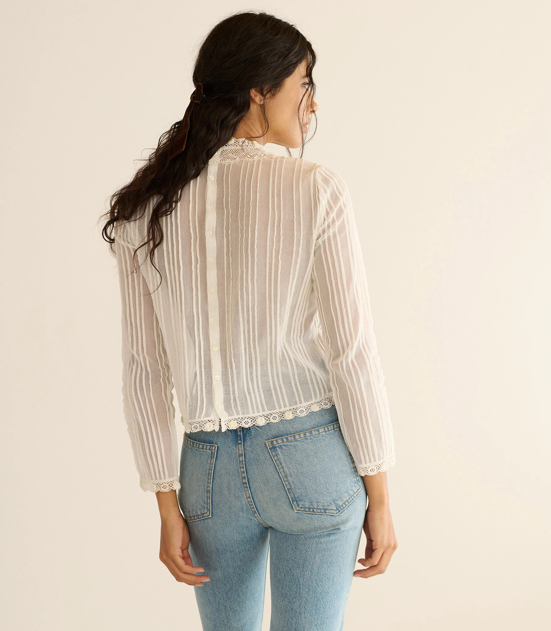 Octavia Top - Salt | DÔEN | DOEN