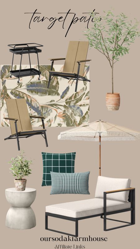 Target outdoor refresh, outdoor patio, outdoor furniture, summer, neutral patio, boho furniture 

#LTKSeasonal #LTKhome