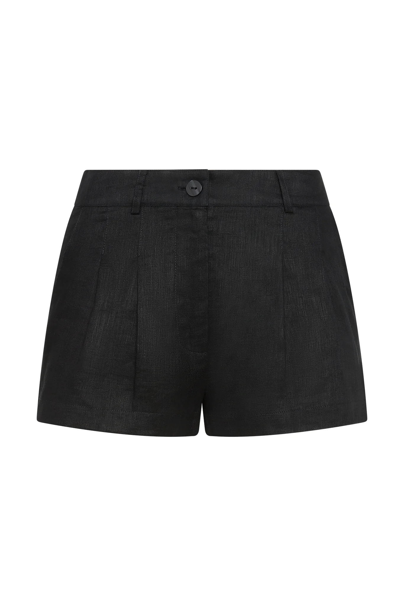 Casablanca Short - Black Linen | Monday Swimwear