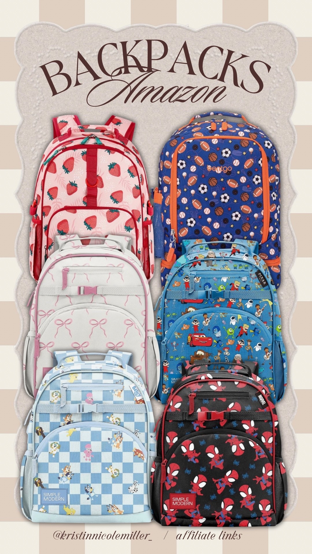 Rounded up some of the cutest backpacks on Amazon! 

Kids family school back to school BTS Amazon finds fun unique

#LTKmomlife #LTKKids #LTKSeasonal