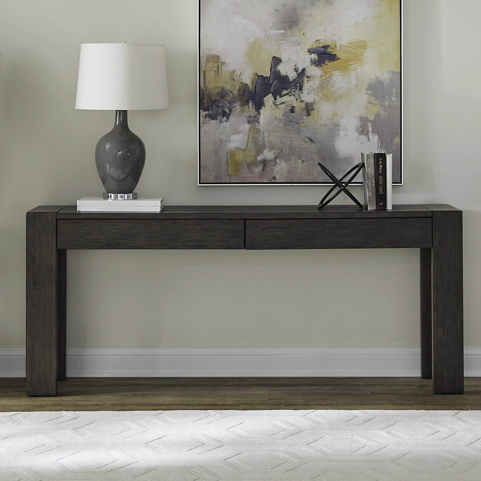 Trenea Accent Console Table w/ 2 Drawers | Wayfair North America