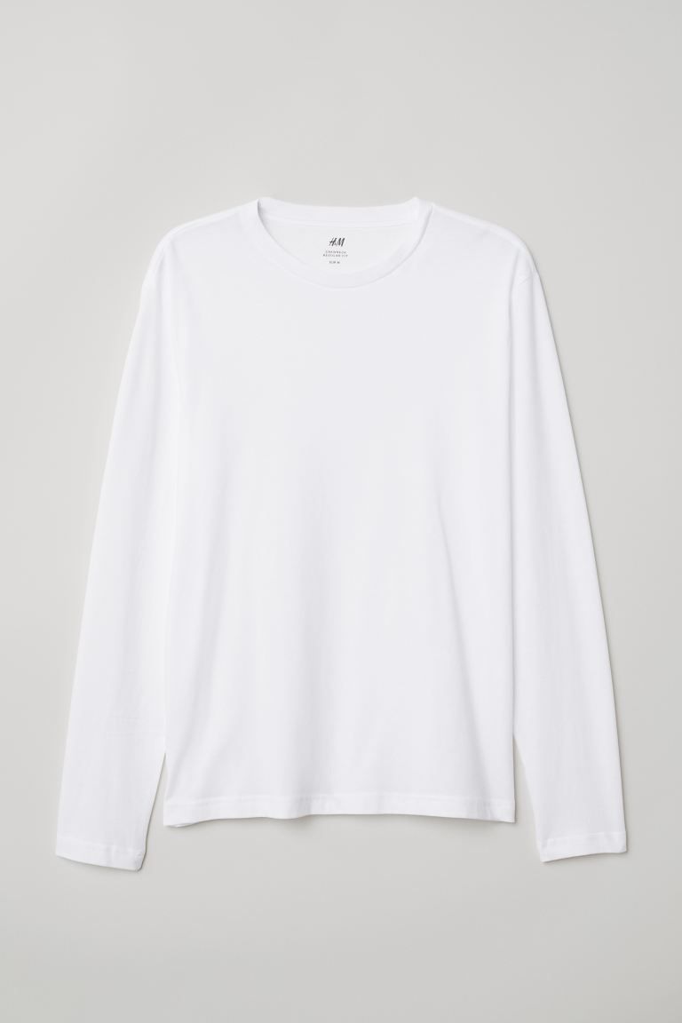 Long-sleeved Regular Ft Shirt | H&M (US + CA)