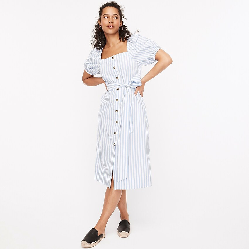 Cottage dress in stripe | J. Crew US