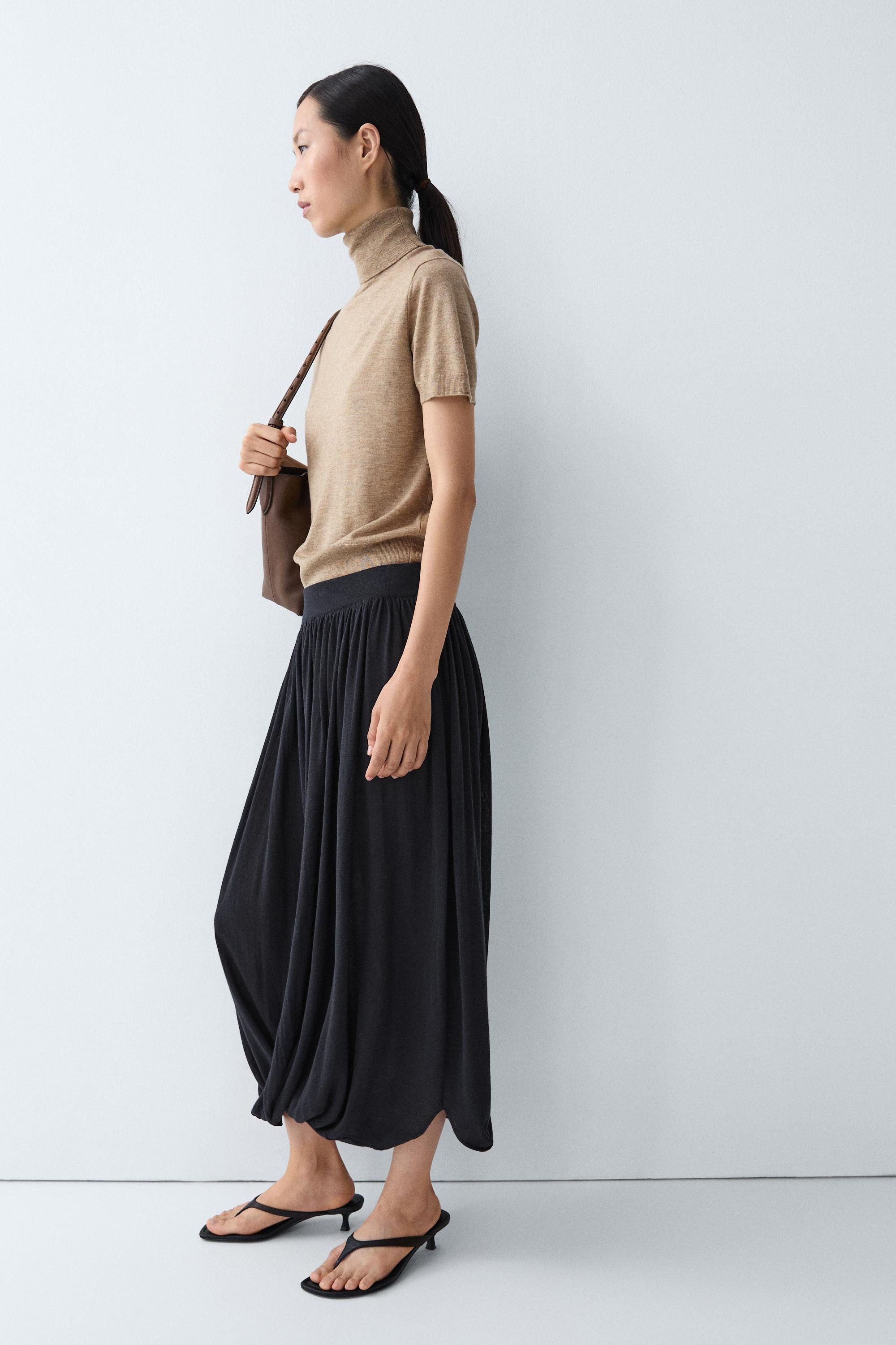 Turtleneck knit sweater | Zara US