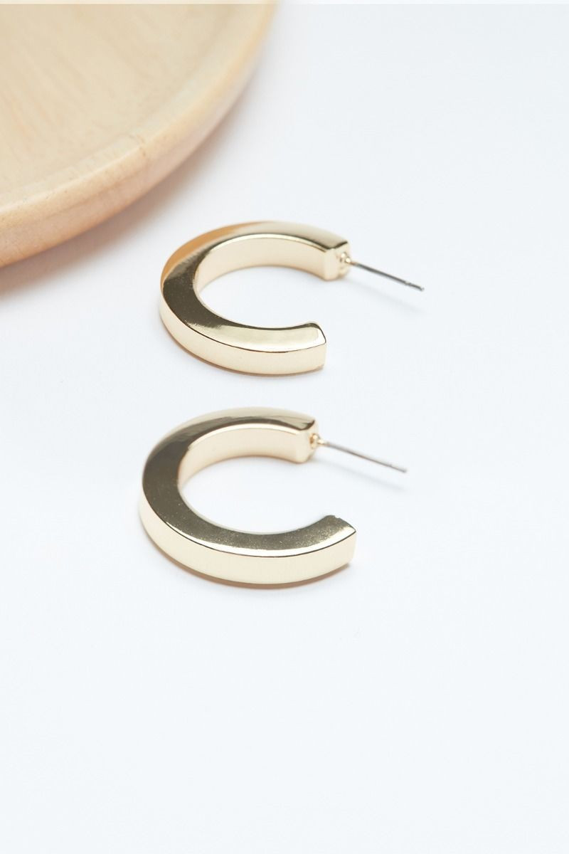 EVEREVE Birkley Flat Edge Hoop Earring | EVEREVE | Evereve