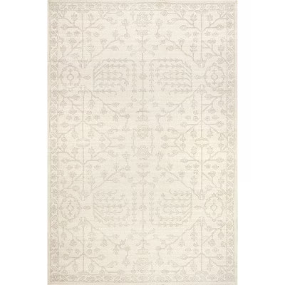 Nuloom Gretel Wool and Cotton Area Rug, 6' x 9', Beige | Target