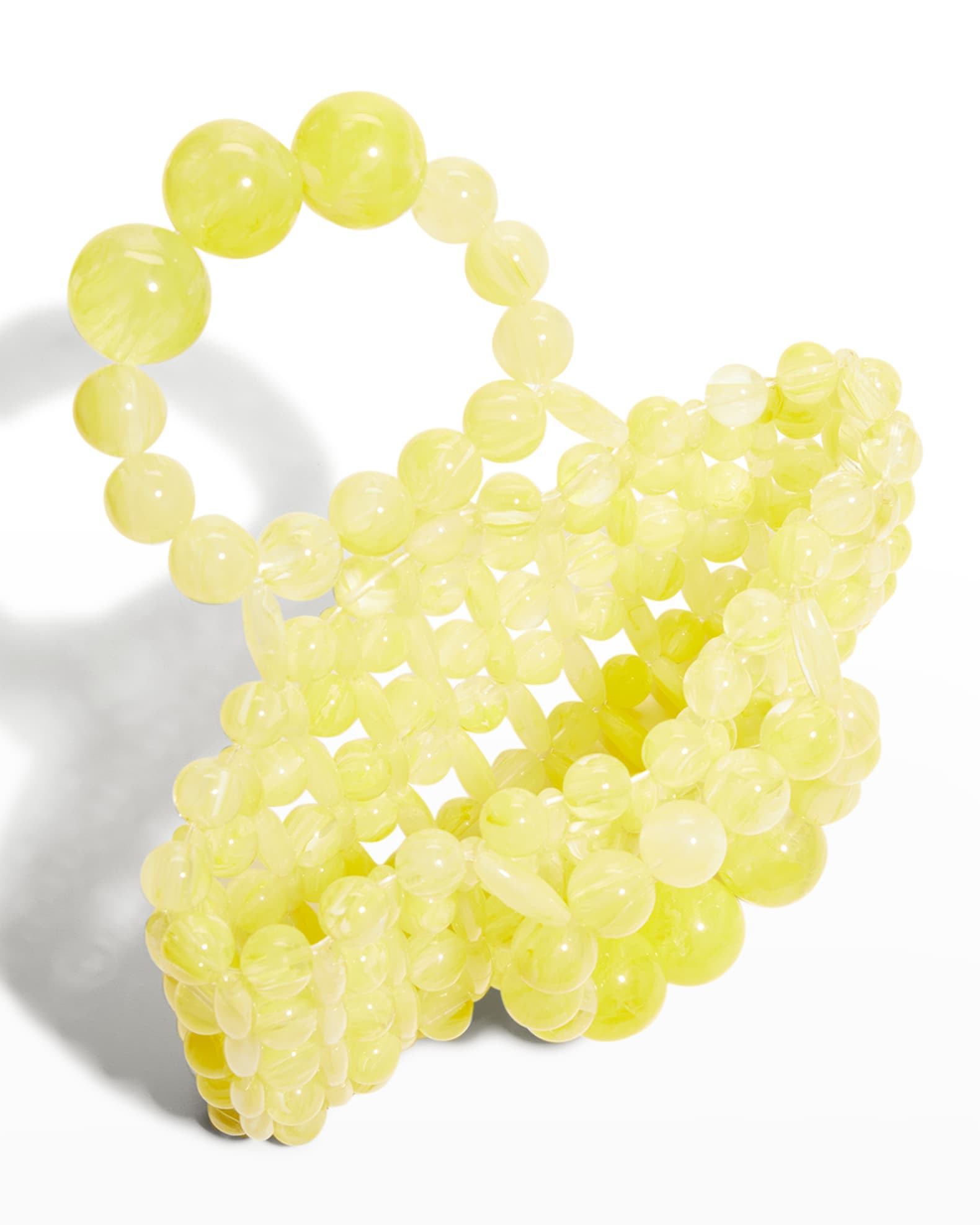 Cult Gaia Cora Beaded Top-Handle Bag | Neiman Marcus