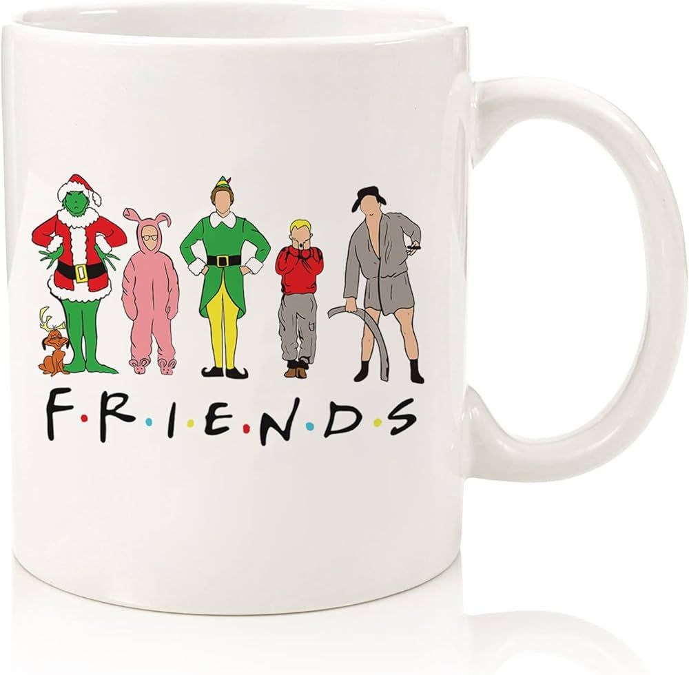 Nrecz Frineds Show Coffee Mug, Elf Christmas Movie Watching Mugs Hot Chocolate Cocoa Cups, Griswo... | Amazon (US)
