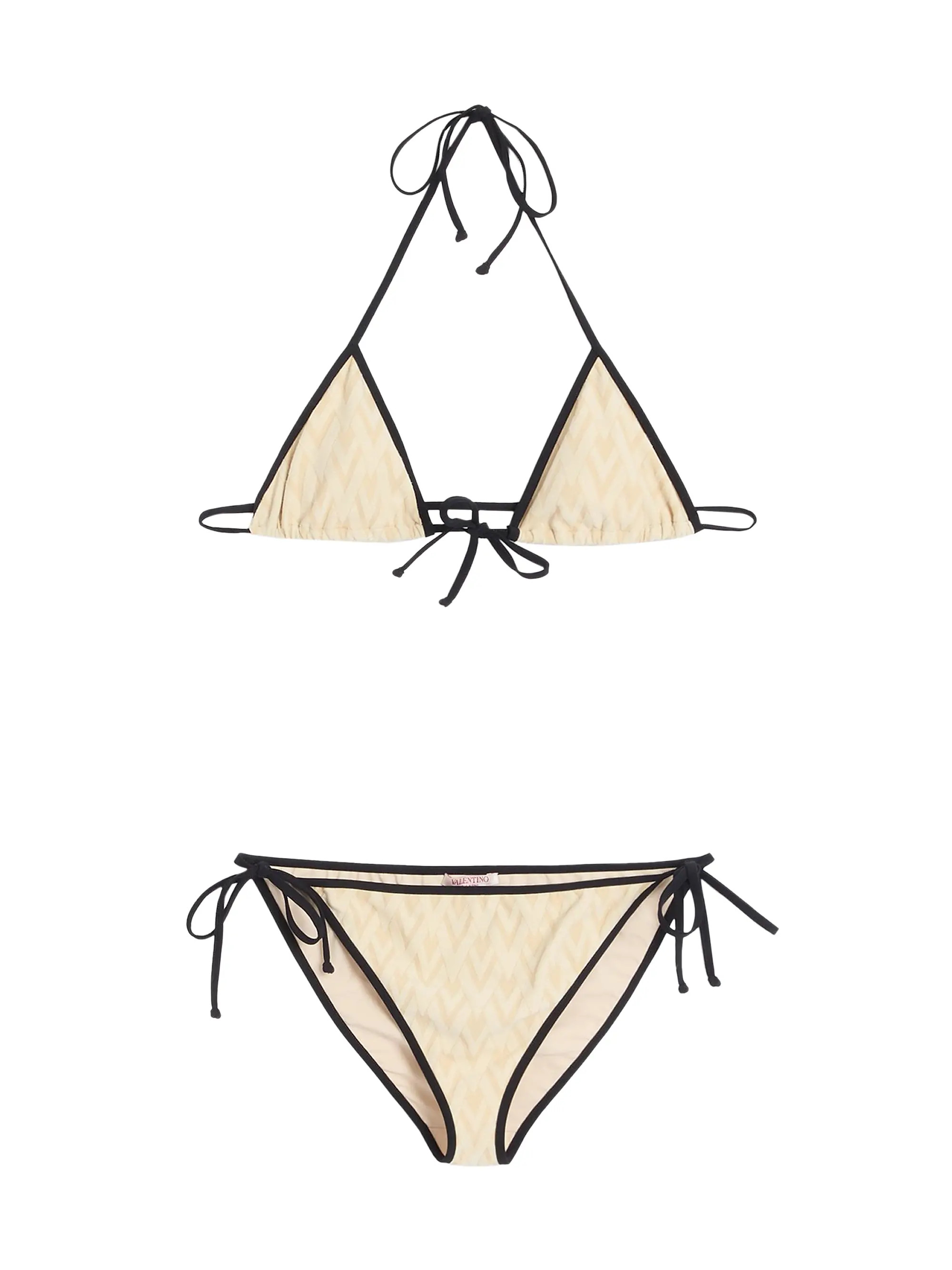 Toute La V Lycra Jacquard Bikini | Saks Fifth Avenue