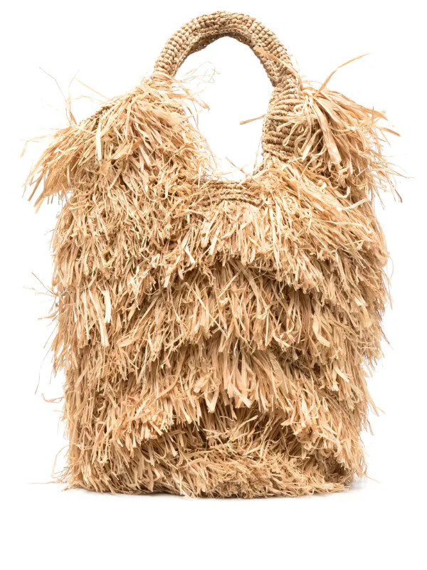 Kifafa Ieti straw tote bag | Farfetch (CN)