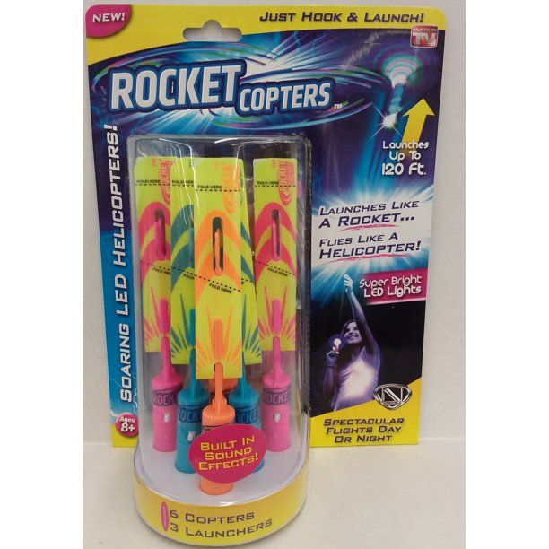 As Seen On Tv Rwb Rocket Copters - Walmart.com | Walmart (US)