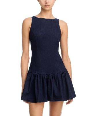 Denim Drop Waist Mini Dress - Exclusive | Bloomingdale's (US)