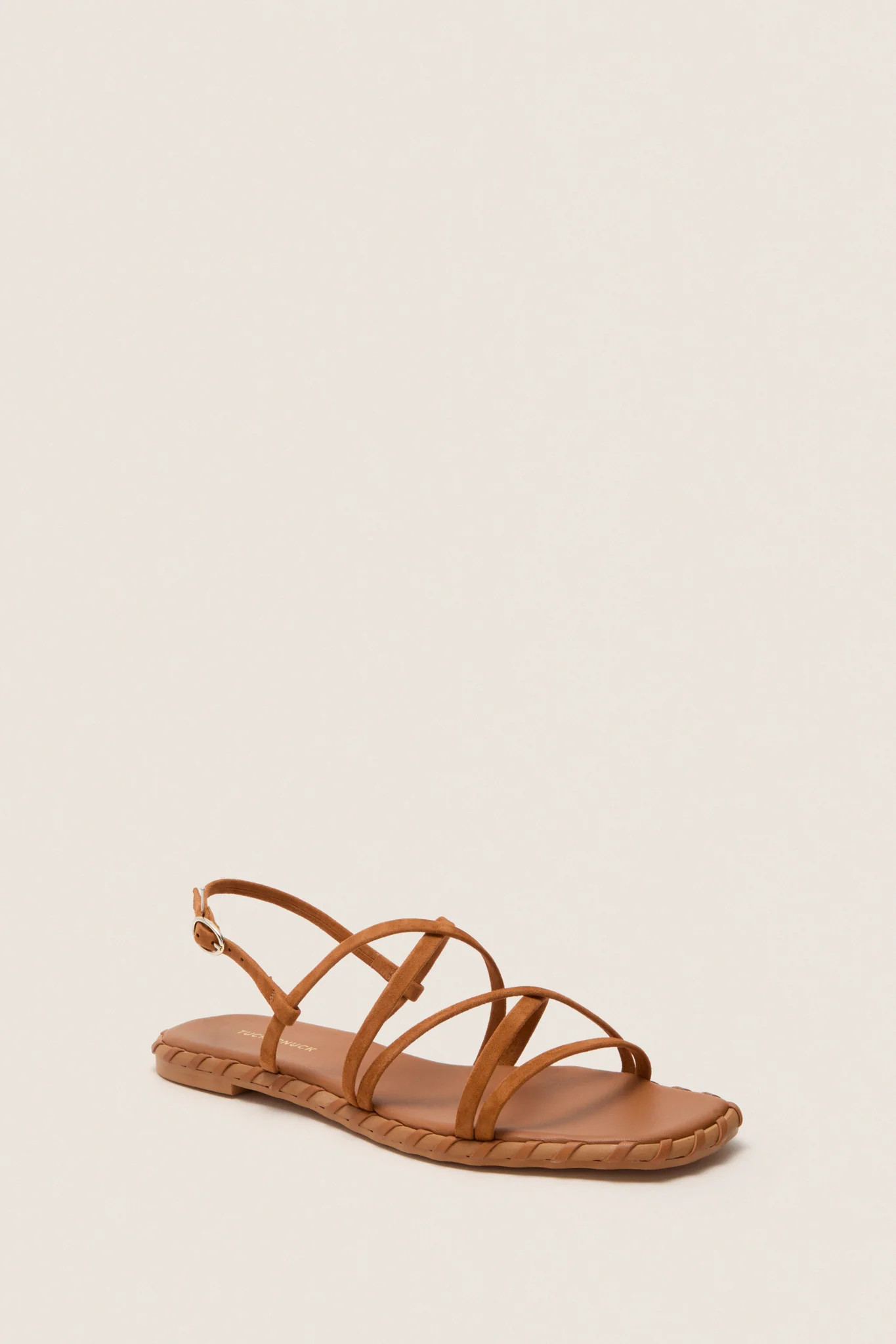 Cognac Leather Marley Sandals | Tuckernuck (US)