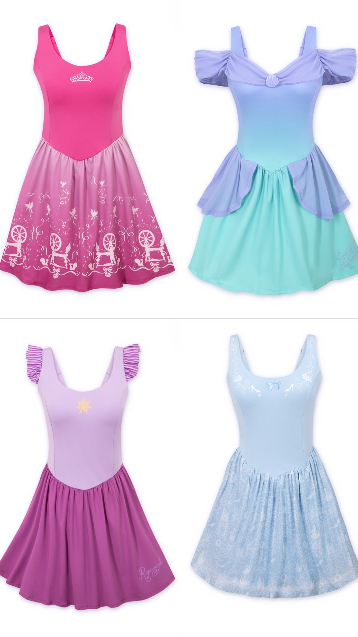 Princess Athletic Dresses 