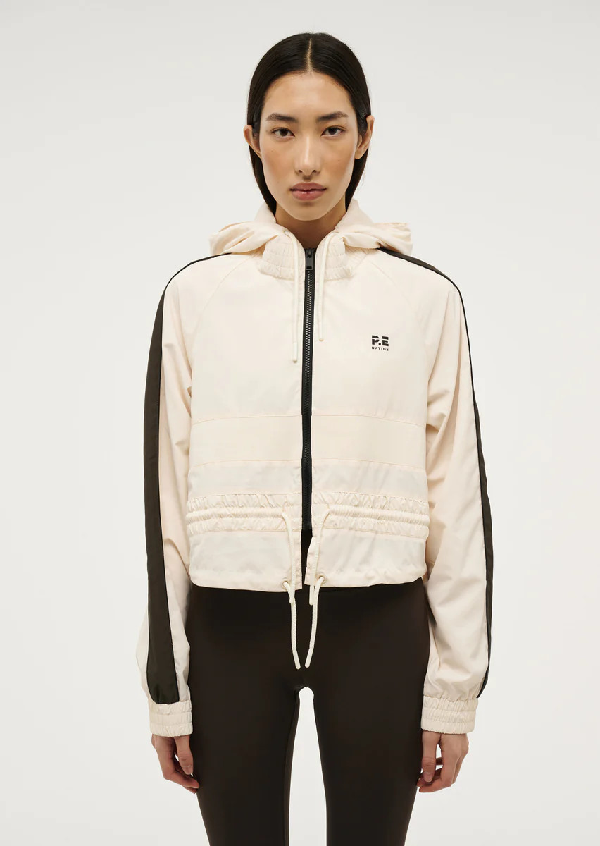 Cropped Man Down Jacket | Whisper White | P.E Nation | P.E Nation AU