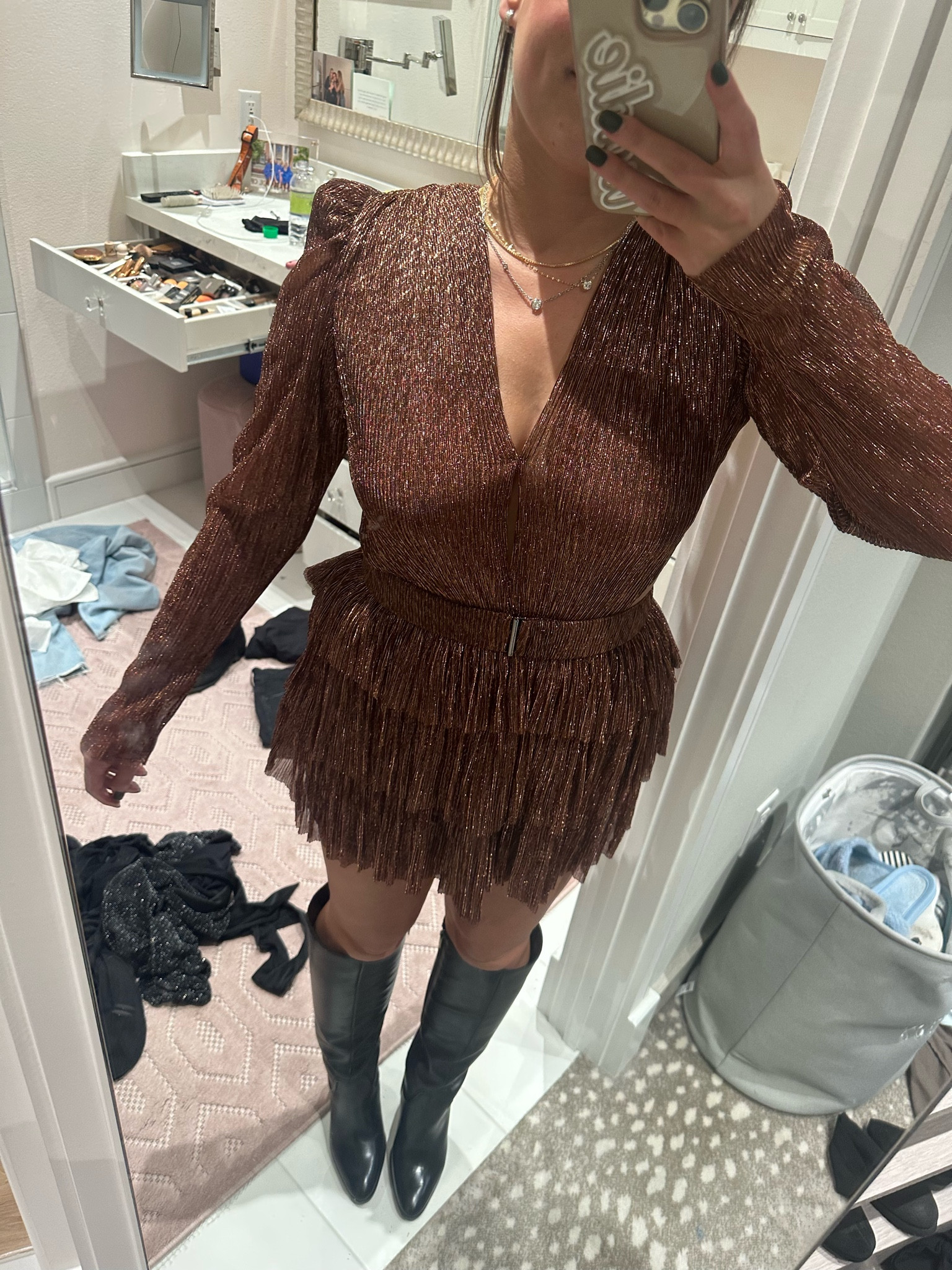 NYE fit #sparkle #newyear #2024 #revolve #fitcheck #dress 

#LTKSeasonal #LTKU #LTKHoliday