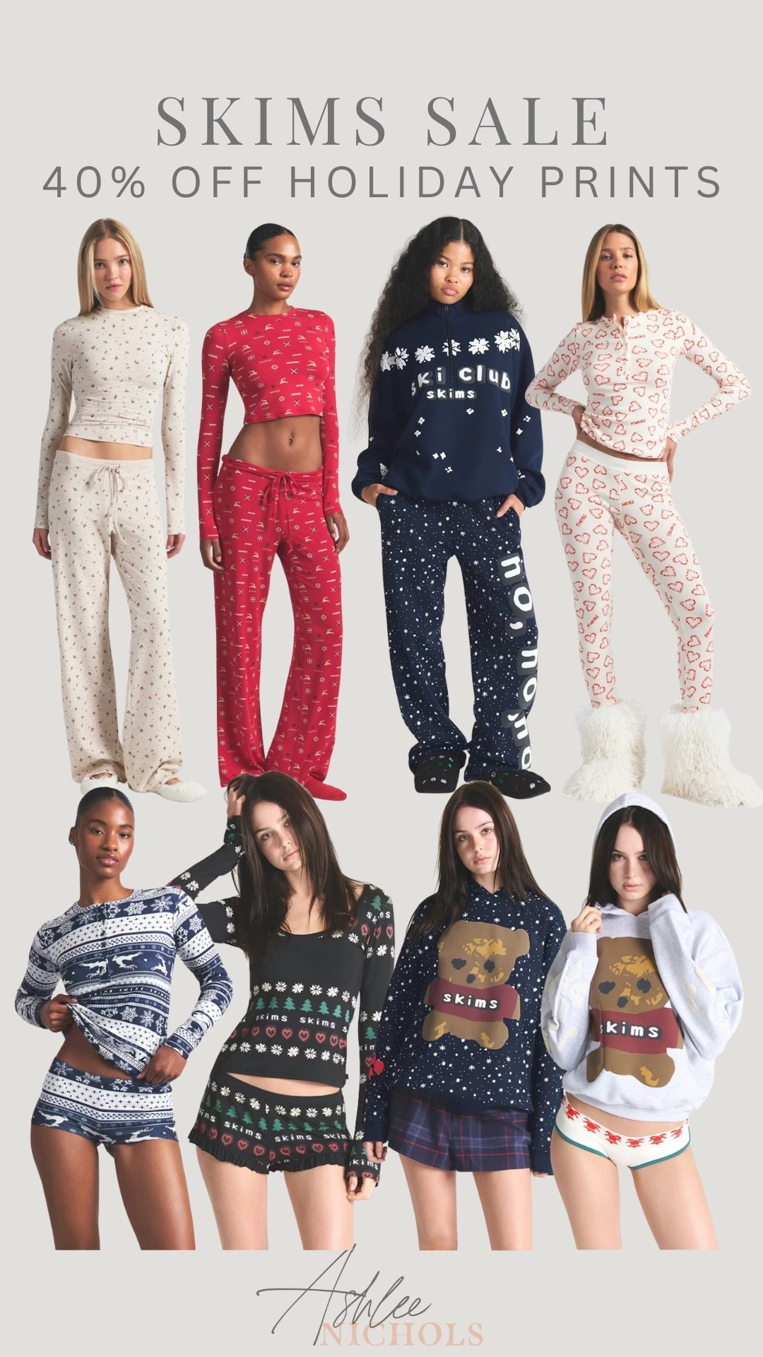 40% off Skims holiday prints!

Holiday pajamas, loungewear, graphic sweatshirt 

#LTKSeasonal #LTKHoliday #LTKSaleAlert