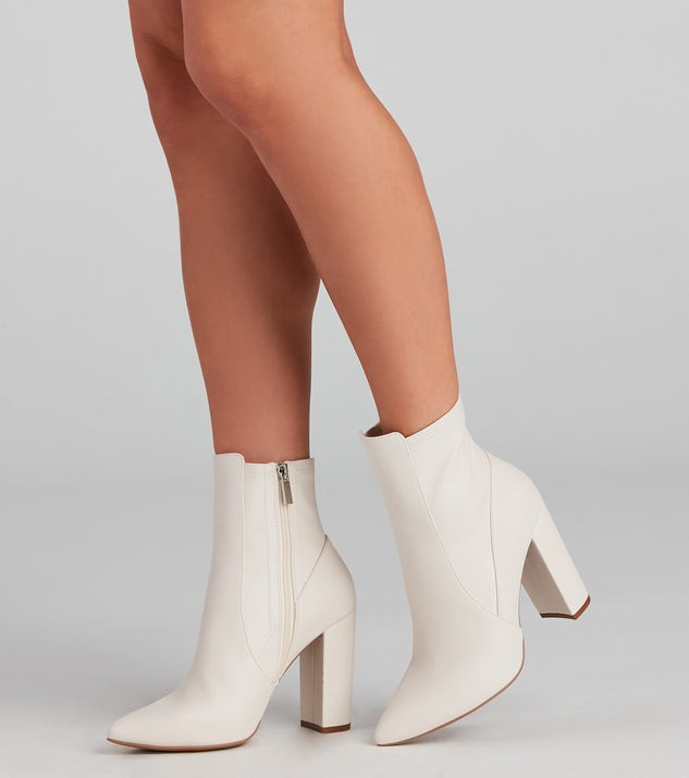 Fashion Point Block Heel Booties | Windsor Stores