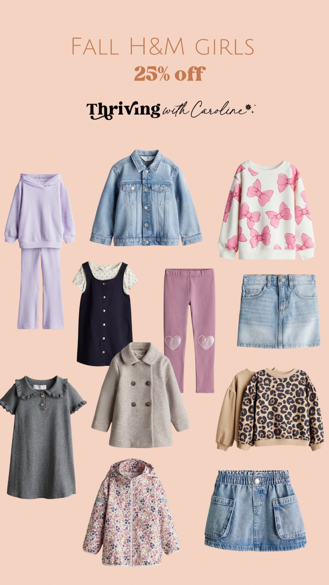 H&M is having 25% off right now and they have a TON of cute stuff for this fall! A lot of the prices are actually cheaper than Walmart. 

#LTKStyleTip #LTKKids #LTKBacktoSchool