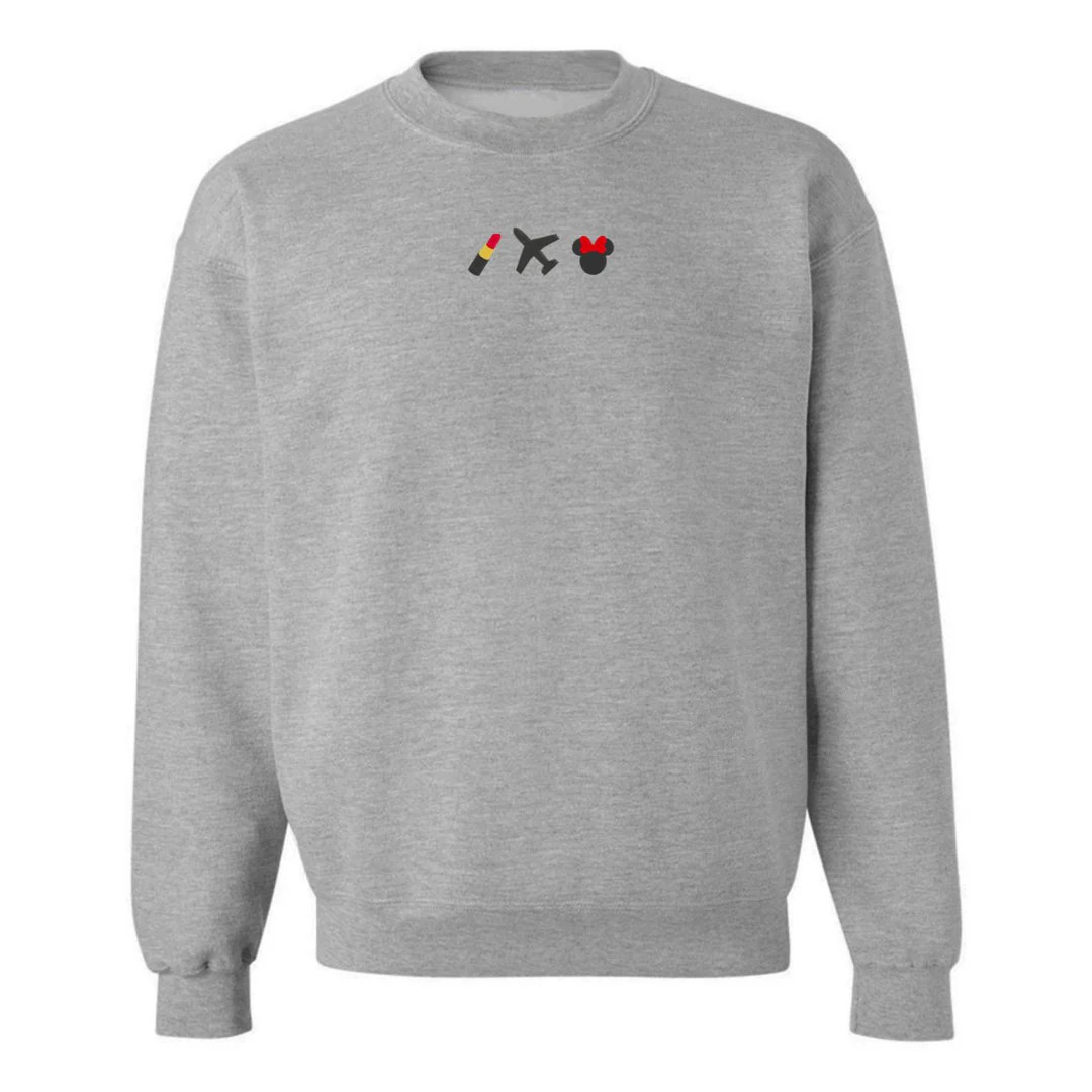 Make It Yours™ 'Favorite Things Icons' Embroidered Sweatshirt | United Monograms