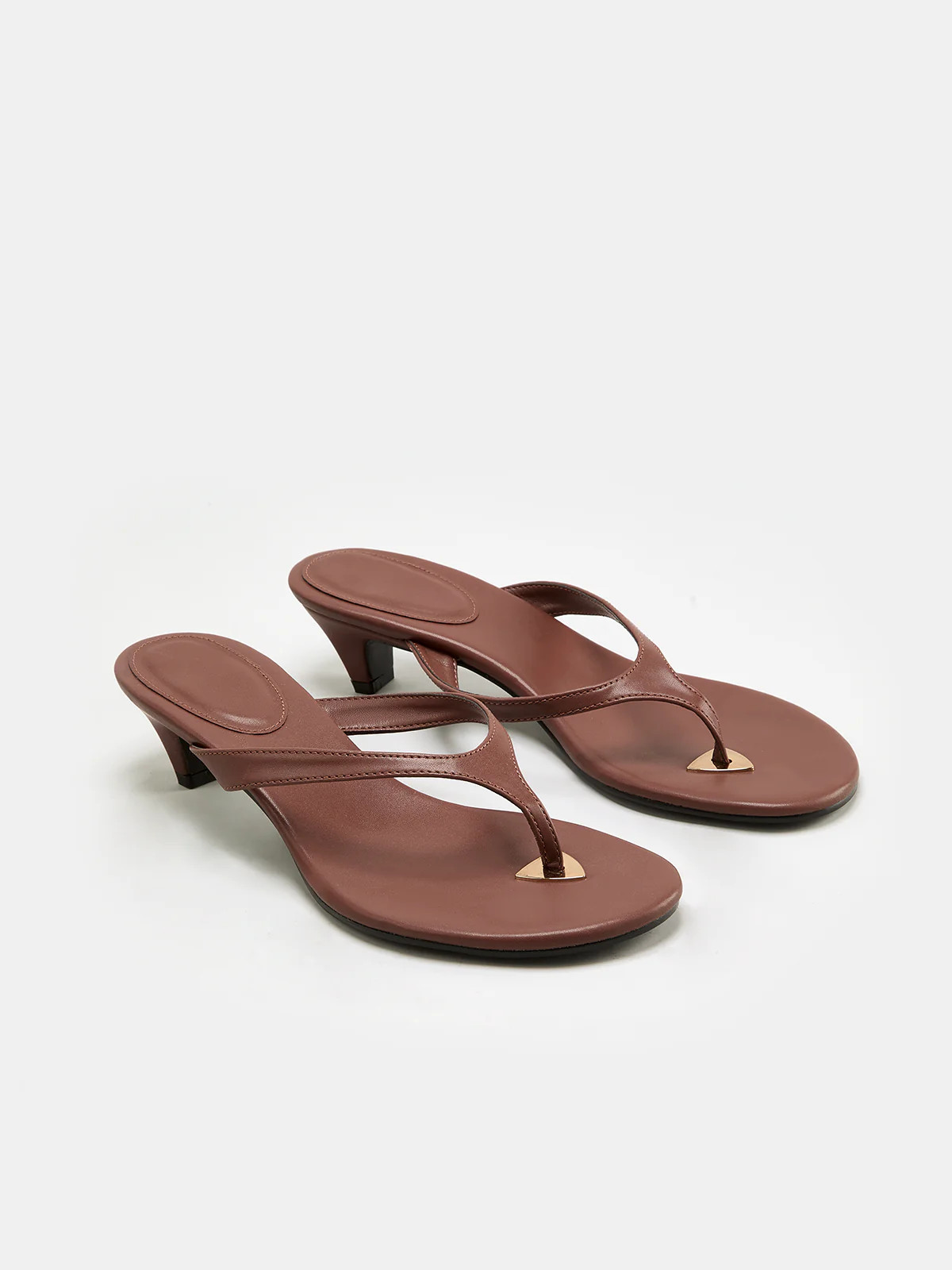 Casual Thong Low Heel Sandals | Commense