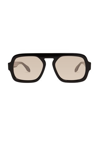 Elisa Johnson Polarized Jane Sunglasses in Gloss Black from Revolve.com | Revolve Clothing (Global)