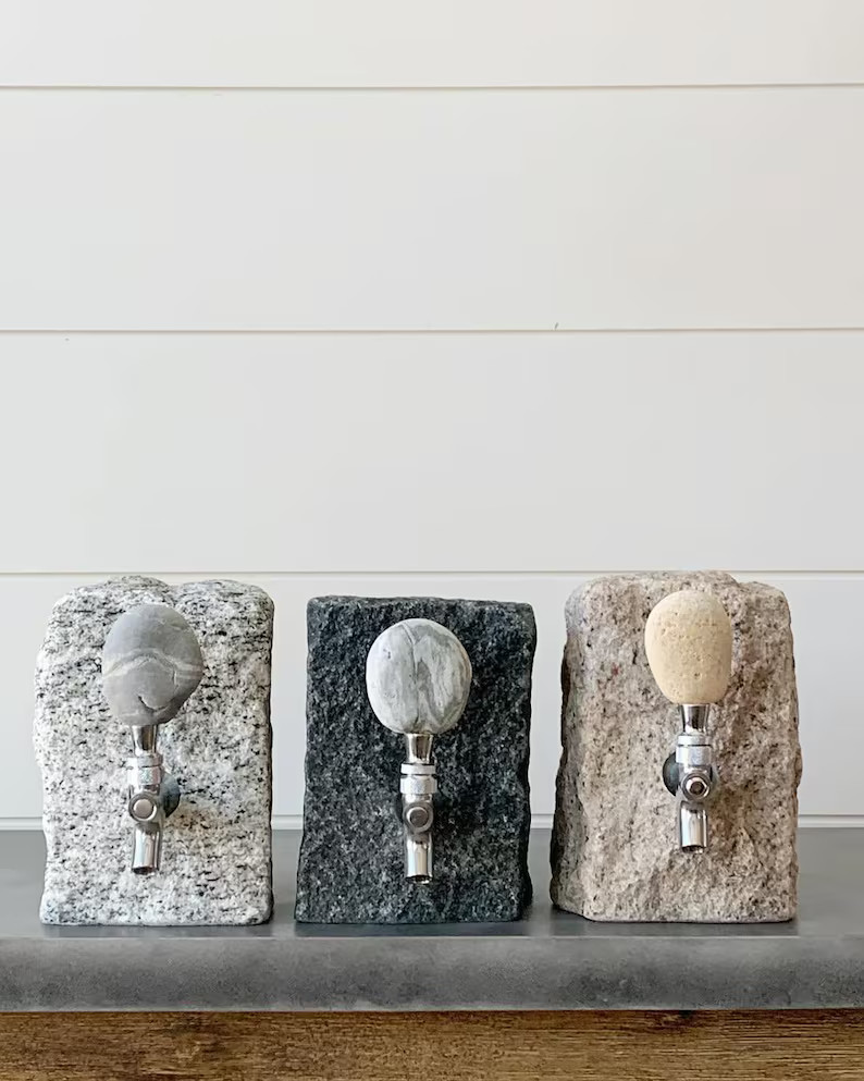 Granite Stone Drink Dispenser: Coastal Liquor & Wine Server - Etsy | Etsy (US)