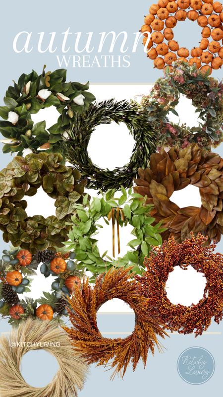 Autumn Wreaths 🍂🍁 Roundup from Target, Michael’s, Kirkland’s, Ballard Designs, & Pottery Barn #autumn #falldecor #fallwreaths #fallhomedecor #homedecor 

#LTKSeasonal #LTKhome
