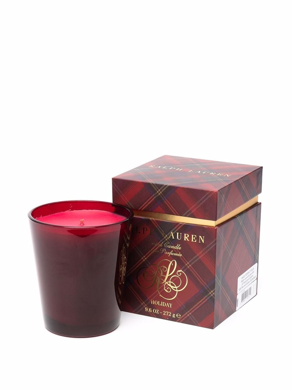 Ralph Lauren Home Single-Wick Holiday candle - Red | Farfetch Global