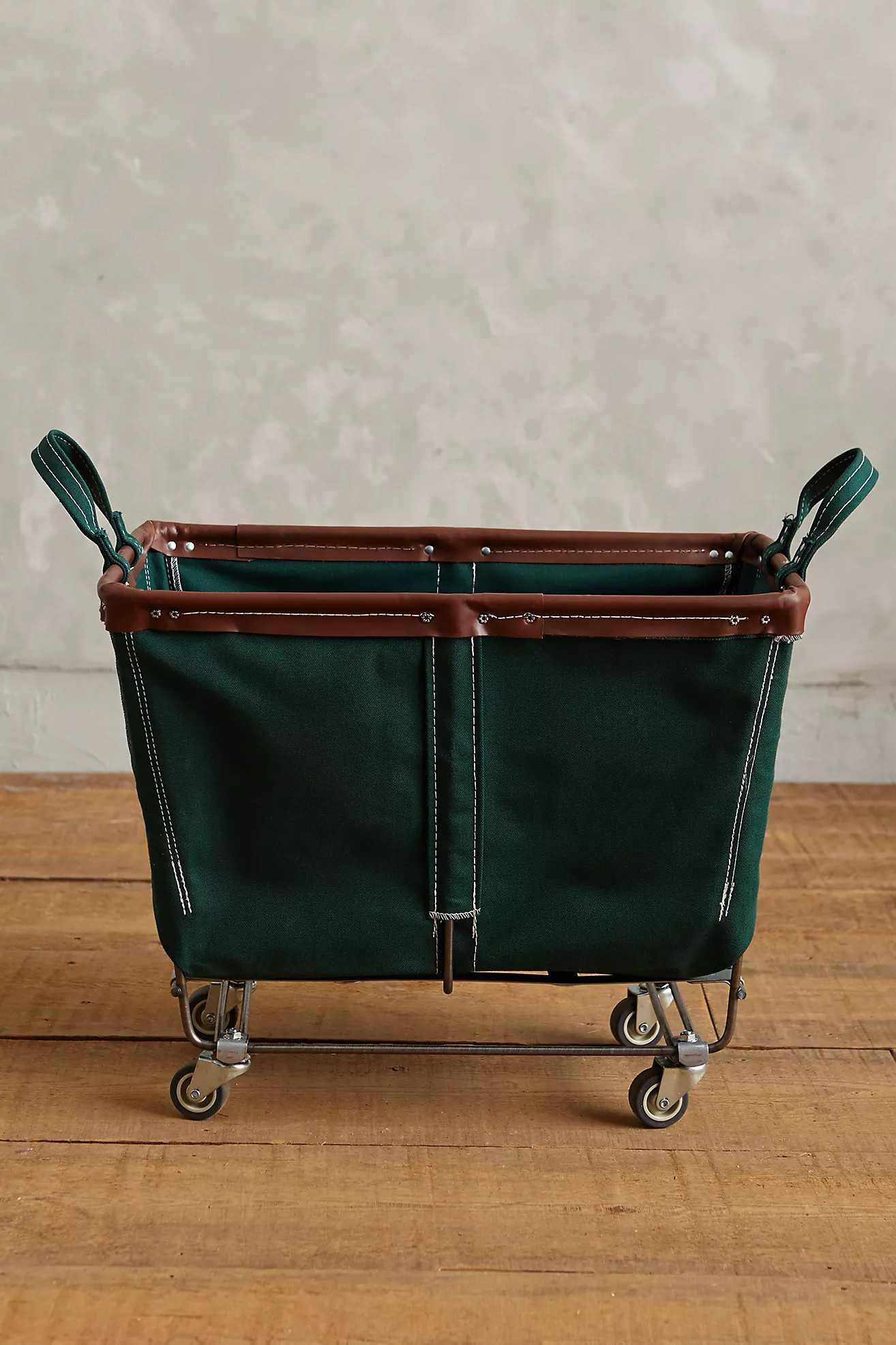 Medium Mobile Canvas Bin | Anthropologie (US)