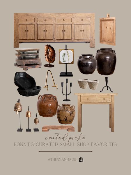 More finds and favorites from Luxe B. Co! I love the detail of these pieces from the antique finishes, woven and wood materials, and the beautiful tones. One of my favorite small Canadian shops! 

#LTKhome #LTKstyletip