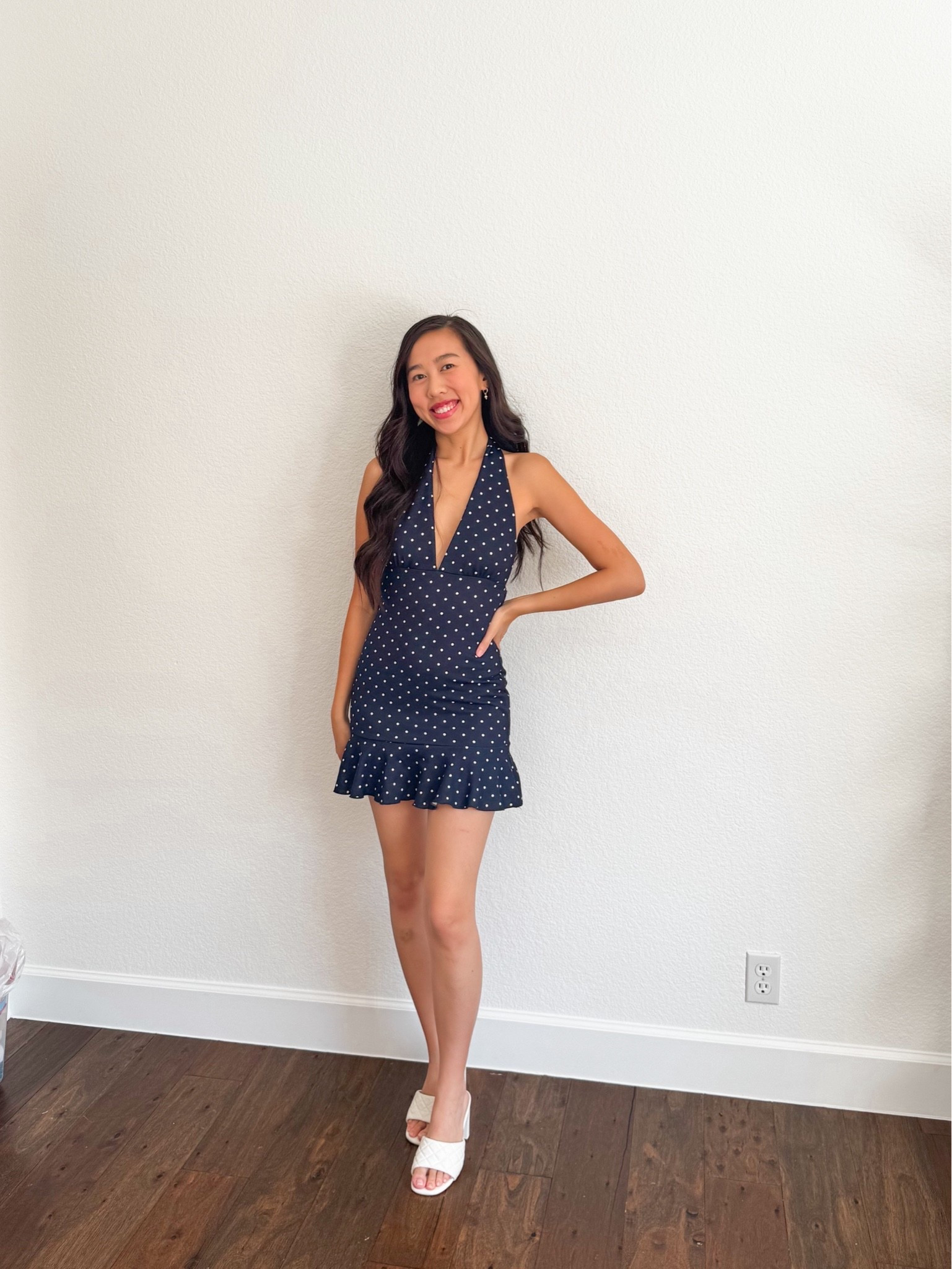 Dress (XS), polka dot dress, Amazon dress, Amazon mini dress, polka dot dress, halter dress

#LTKootd #LTKSaleAlert #LTKPetite
