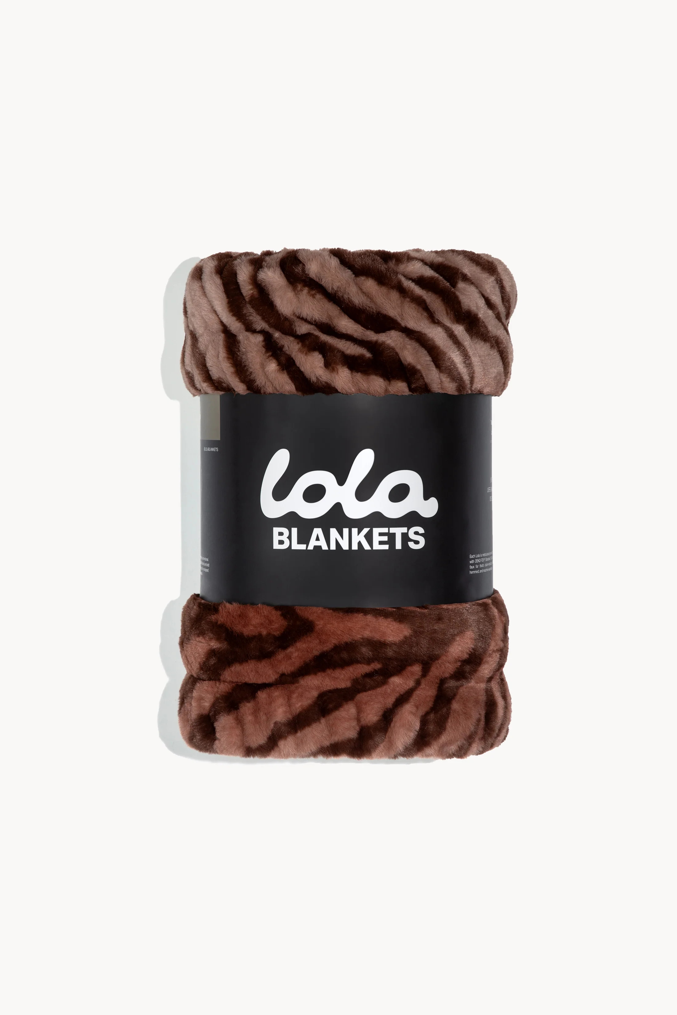 Terracotta Zebra | Lola Blankets
