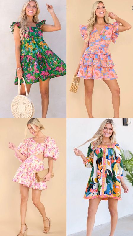 Floral Spring Summer Dresses.

#LTKunder50 #LTKstyletip #LTKunder100